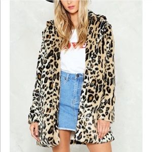 Nasty Gal ivivi Leopard coat